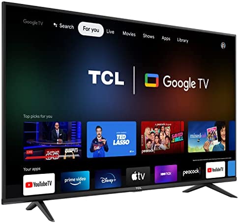 41lCHW6k0dL._AC_.jpg TCL 65" Class 4-Series 4K UHD HDR Smart Google TV – 65S446, 2022 Model 2