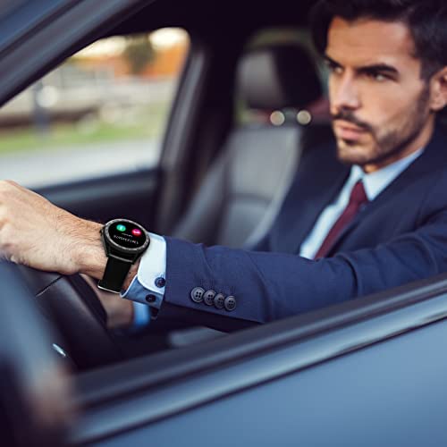 41nsUs9DdL._AC_.jpg Smart Watches for Men,MAXTOP Smart Watch for iPhone and Android Phones,1.4" Touch Screen Smartwatch for Men IP68 Waterproof Activity Tracker with Blood Pressure and Heart Rate Monitor,Black 3