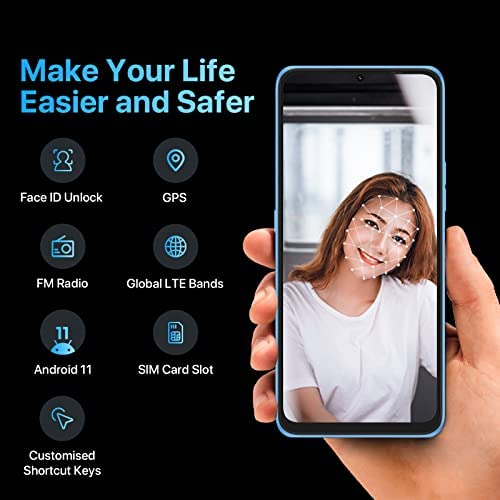 41o6k5Tq7cL._AC_.jpg UMIDIGI Power 7S Cell Phone, 4GB+64GB 6150mAh Battery Unlocked Smartphone with 6.7" Full Screen +16MP AI Triple Camera Android Phone 6