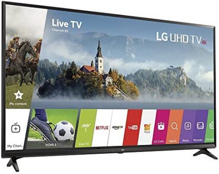 LG 65UJ6300-65" Super UHD 4K HDR Smart LED TV w/Accessories Bundle Includes, SurgePro 6-Outlet Surge Adapter with Night Light, 2X 6ft. HDMI Cable & Screen Cleaner for LED TVs 3