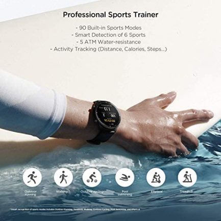Amazfit GTR 2 Smart Watch for Android iPhone, with Alexa GPS, Fitness Sports Watch for Men, Bluetooth Call, 14-Day Battery Life, 90 Sports Modes, Blood Oxygen Heart Rate Tracking, Waterproof, Sports 6