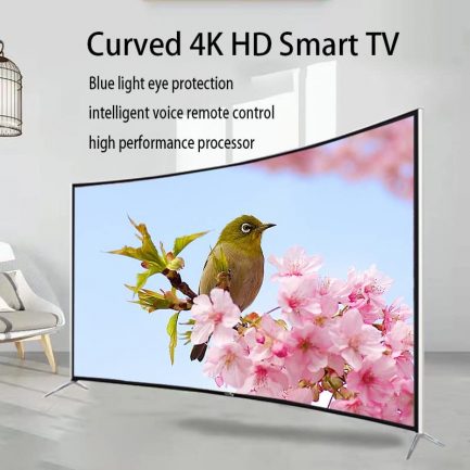 70-inch Class Curved 4K UHD TV HDR Smart TV for Living Room Bedroom School Coffee Table 4