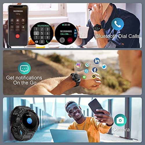 51b48CRb-PL._AC_.jpg Military Smart Watch for Men Outdoor Tactical Smartwatch, ip67 Waterproof Rugged Bluetooth Dail Calls Speaker 1.3" HD Touch Screen GPS Tracker Heart Rate Sleep Monitor, Compatible with iPhone Samsung 3