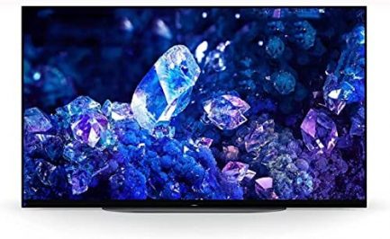 Sony XR48A90K 48" 4K Bravia XR OLED High Definition Resolution Smart TV with a Walts TV Full Motion Mount for 32"-65" Compatible TV's and Walts Screen Cleaner Kit (2022) 2