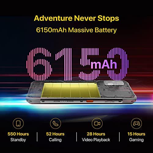 51m2KS-5leL._AC_.jpg UMIDIGI Bison X10 PRO Rugged Unlocked Cell Phones, IP69K Rating Waterproof and Dustproof Smartphone, Android 11 NFC, 6.53" FHD Screen, 6150mAh Battery 6