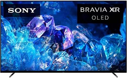 Sony XR55A80K Bravia XR A80K 55 inch 4K HDR OLED Smart TV 2022 Model Bundle with Premium 2 YR CPS Enhanced Protection Pack 2