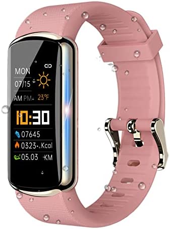 GADIXY Smart Watch ,Fitness Tracker with Blood Oxygen 24/7 Heart Rate Sleep Monitor IP67Waterproof Fitness Watch for Women Men Kids Compatible for Android Phones (Pink ) 1
