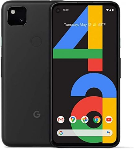 Google Pixel 4a Smartphone, 128GB Storage & Unlocked Cellular - Just Black (Renewed) 1