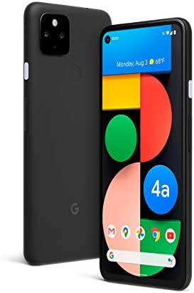 Google Pixel 4a with 5G - Android Phone - New Unlocked Smartphone with Night Sight and Ultrawide Lens - Just Black 1