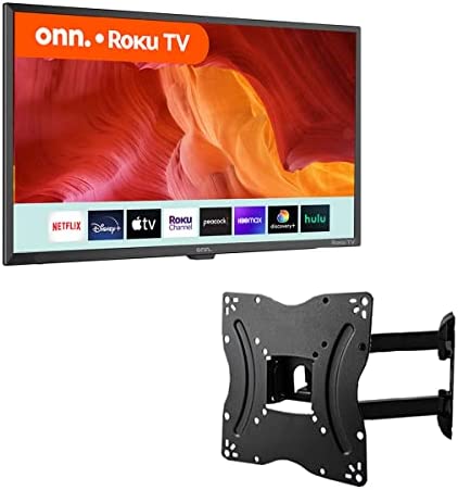 Onn 32-Inch Class HD (720P) LED Smart TV Compatible with Netflix, Disney+, YouTube, Apple TV + Free Wall Mount (No Stands) 100012589 (Renewed) 1