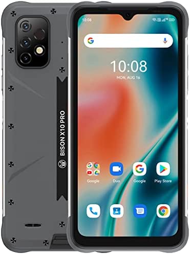UMIDIGI-Bison-X10-PRO-Rugged-Unlocked-Cell-Phones-IP69K-Rating.jpg UMIDIGI Bison X10 PRO Rugged Unlocked Cell Phones, IP69K Rating Waterproof and Dustproof Smartphone, Android 11 NFC, 6.53" FHD Screen, 6150mAh Battery 1