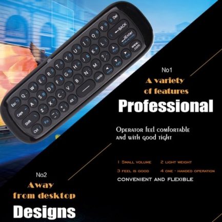 Wechip W1 Wireless QWERTY Keyboard 2.4G Air Mouse Remote Control