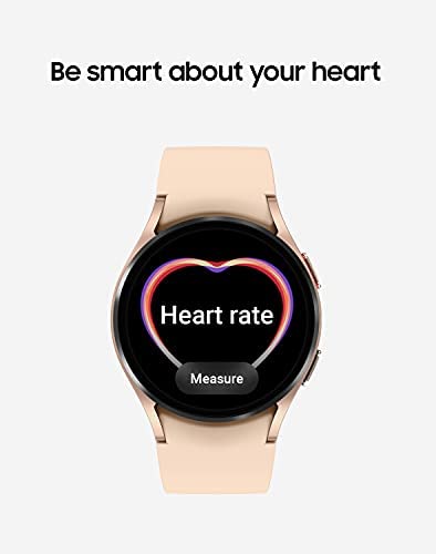 31A-l3BimxL._AC_.jpg SAMSUNG Galaxy Watch 4 40mm Smartwatch with ECG Monitor Tracker for Health, Fitness, Running, Sleep Cycles, GPS Fall Detection, Bluetooth, US Version, SM-R860NZDAXAA, Pink Gold 5