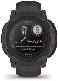 Garmin Instinct 2, Rugged GPS Outdoor Watch, Multi-GNSS Support, Tracback Routing, Graphite 2