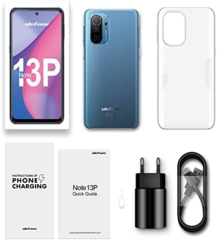 411EgCEXwCL._AC_.jpg Unlocked Smartphones, Ulefone Note 13P Unlocked Cell Phone, 4GB+64GB, NFC, 6.5” FHD+ Display, Android 11, 5180mAh, 20MP Main Rear Camera, Face Recognition, PPI & GPS (Blue) 8