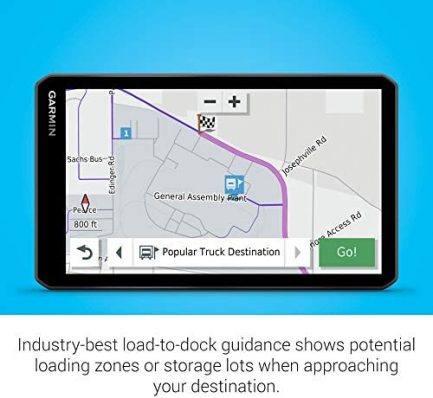Garmin dezl OTR700, 7-inch GPS Truck Navigator, Easy-to-read Touchscreen Display, Custom Truck Routing and Load-to-dock Guidance, 7 Inch 4