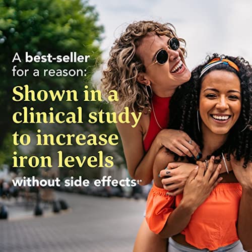 51fnLnJlJ6L._AC_.jpg MegaFood Blood Builder - Iron Supplement Shown to Increase Iron Levels without Nausea or Constipation - Energy Support with Iron, Vitamin B12, and Folic Acid - Vegan - 60 Tabs 6