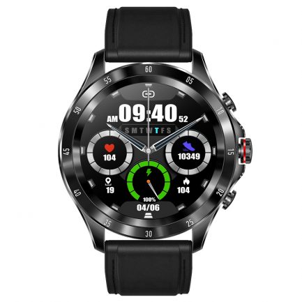 SENBONO MAX7 Smartwatch Bluetooth Calling Watch Leather Strap