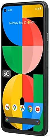 Google Pixel 5A 5G 128GB 6GB RAM Factory Unlocked (GSM Only | No CDMA - not Compatible with Verizon/Sprint) International Version - Black 2