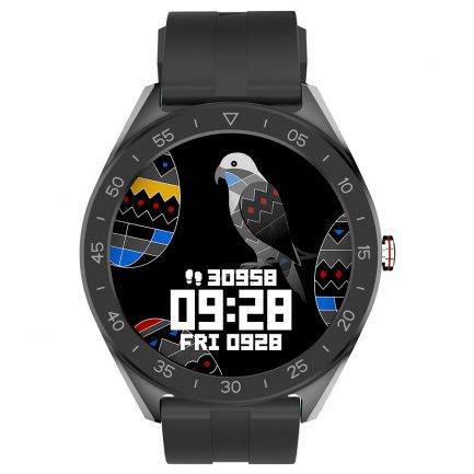 Lenovo R1 Smartwatch 13 TFT Screen 7 Sport Modes Black