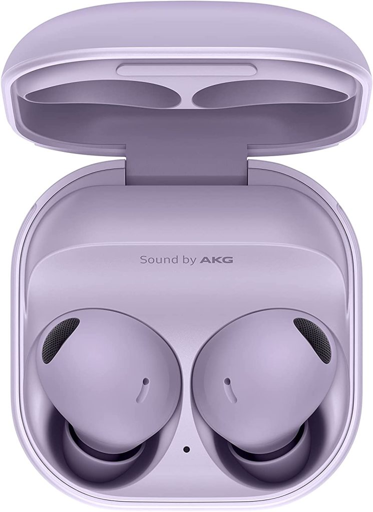 SAMSUNG Galaxy Buds 2 Pro True Wireless Bluetooth Earbuds w/ Noise Cancelling, Hi-Fi Sound, 360 Audio, Comfort Ear Fit, HD Voice, Conversation Mode, IPX7 Water Resistant, US Version, Bora Purple 1