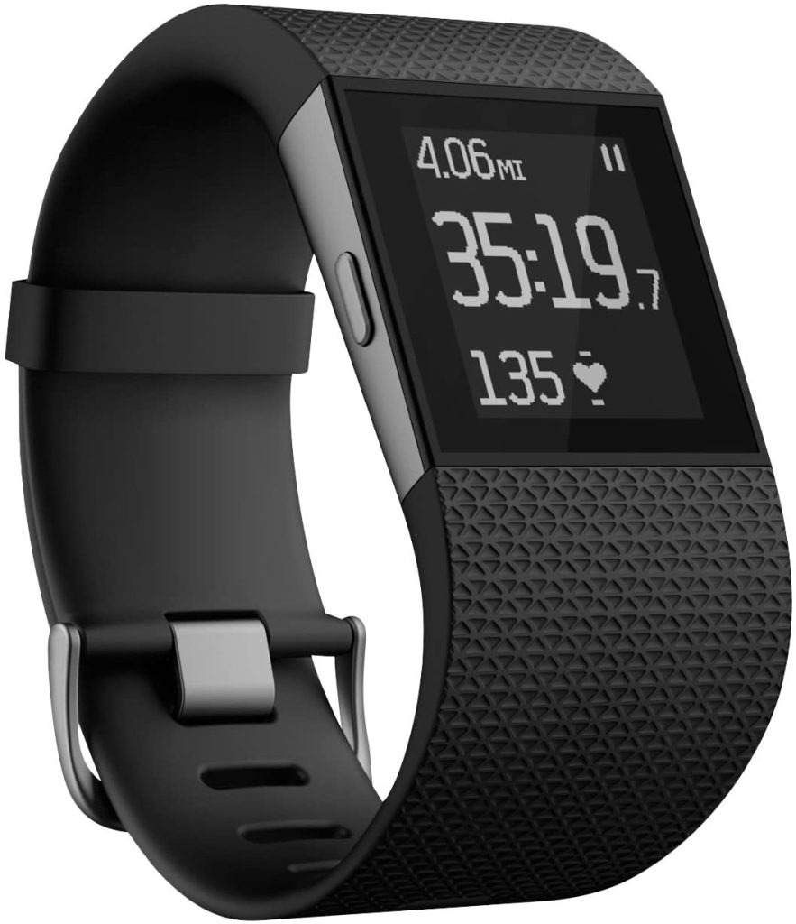Fitbit Surge Fitness Super Watch (FB501BKL) Black - L - Renewed 1