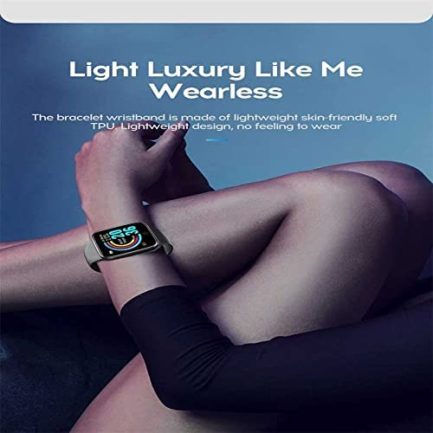 EDSAM Smart Watch,1.44 Inch Fitness Tracker with Sport,Message Call Reminder Smart Watch,IP65 Waterproof Fitness Watch Works for Men, Women-Black 3