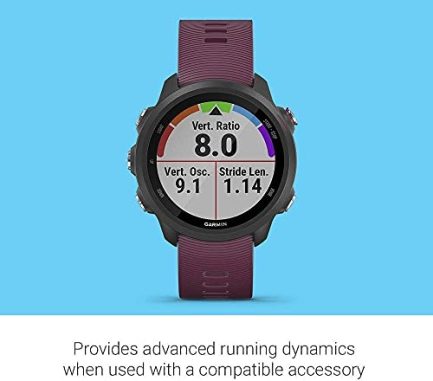 Garmin Forerunner 245, GPS Running Smartwatch with Advanced Dynamics, Berry (Renewed) 5
