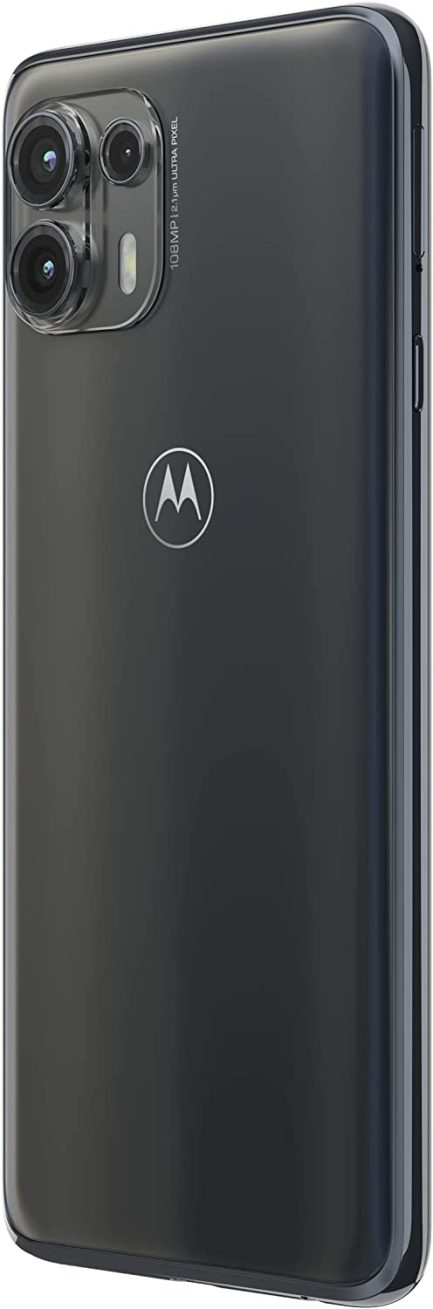 Motorola Edge 20 Lite 5G + 4G (128GB + 8GB) NFC 108Mp Triple Camera Factory GSM Unlocked (Not Verizon Boost At&t H2o) + (w/Fast Car Charger) (Electric Graphite) 4