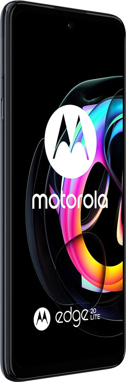 Motorola Edge 20 Lite 5G + 4G (128GB + 8GB) NFC 108Mp Triple Camera Factory GSM Unlocked (Not Verizon Boost At&t H2o) + (w/Fast Car Charger) (Electric Graphite) 6