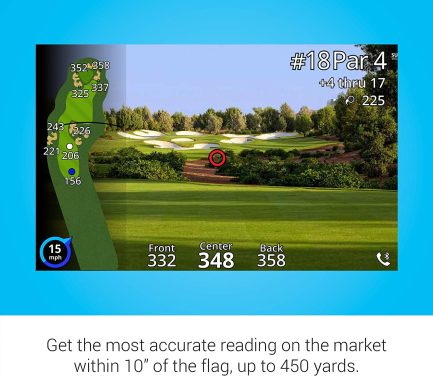 Garmin Approach Z82, Golf GPS Laser Range Finder, Accuracy Within 10” of The Flag, 2-D Course Overlays 3