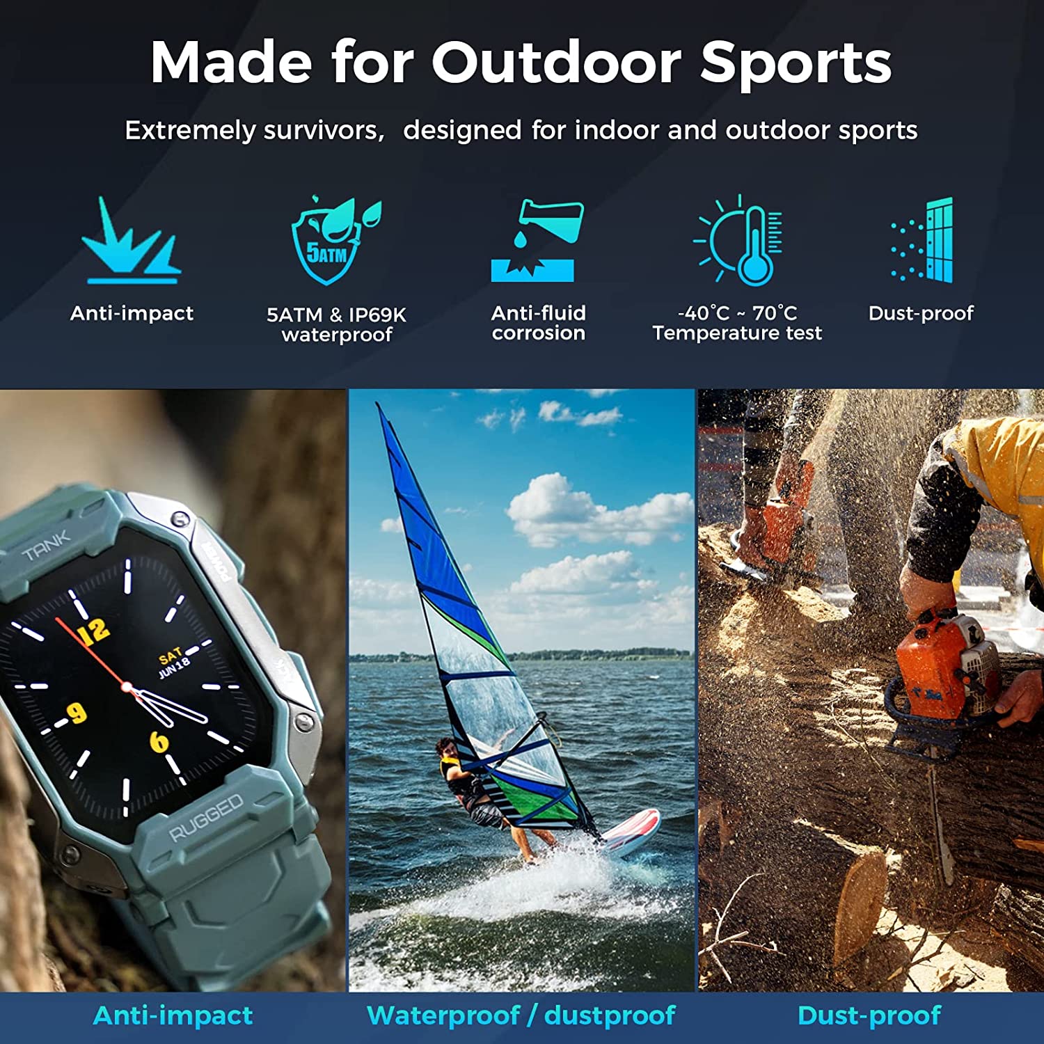 81NCuIRFsLL._AC_SL1500_.jpg Kospet Smart Watches for Men - Bluetooth Dial/Answer Call 5ATM/IP69K Waterproof Fitness Watch for Android iOS iPhones with Heart Rate Blood Pressure - 1.72" Tactical Military Sports Smartwatch 5