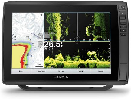 Garmin ECHOMAP Ultra 126sv with GT56UHD-TM Transducer, 12" Touchscreen Combo with BlueChart g3 Charts and LakeVu g3 Maps and Added High Def Scanning Sonar 2