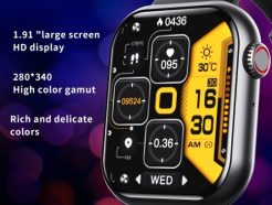 F57 1.9''inch Touchscreen Intelligent Sport Watch Fitness Tracker IP67 Waterproof Compatible for Android iOS