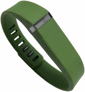 Modelshow Replacement Band/Strap with Metal Clasp for Fitbit Flex1 Activity Tracker Wireless Wristband Bracelet (Green, S) 1