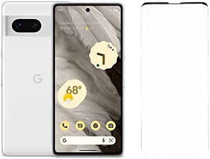 SETPOT Tempered Glass HD Screen Protector Protective Bundle | with Google Pixel 7 5G Smartphone Factory Unlocked Android, Telephoto Lens, Wide Angle Lens, 24 Hours Battery (Snow (8GB/256GB)) 1