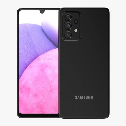 Samsung Galaxy A33 5G (SM-A336M/DS),128GB 6GB RAM, Factory Unlocked GSM, International Version (128GB SD Card Bundle) - No Warranty - (Awesome Black) 1