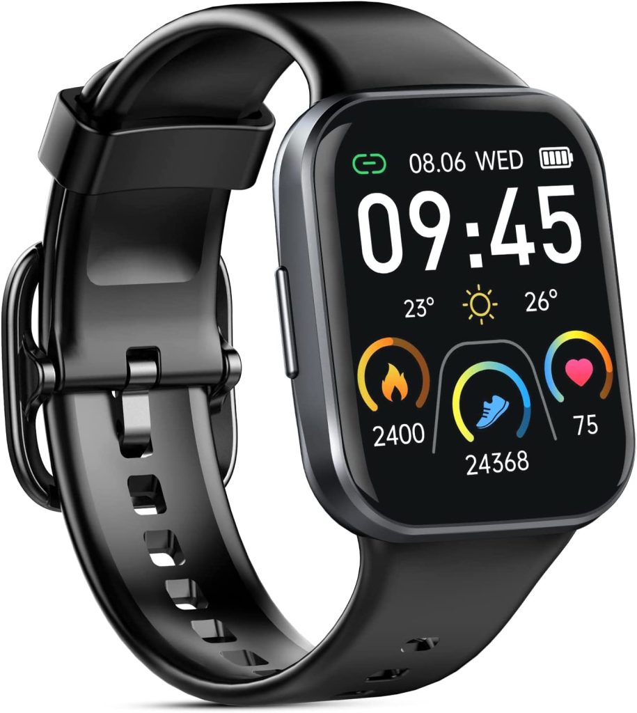 Smart Watch for Men Women, 1.69" HD Screen Activity Tracker Smartwatch, Fitness Tracker with Heart Rate/Sleep Monitor, 25 Sport Modes IP68 Waterproof, Pedometer, Fitness Watch for Android iOS Phones 1