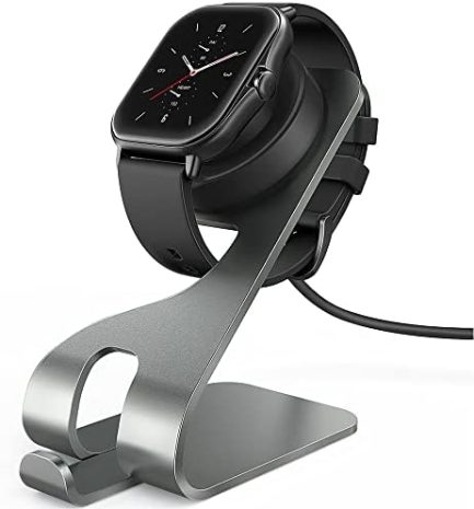TUSITA Charger Stand Compatible with Amazfit GTR 2, GTR 2e, GTS 2 Mini, GTS 2e, BIP U, BIP U Pro, Pop Pro, Zepp E, Zepp Z,T-REX Pro 1
