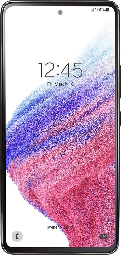 Total by Verizon Samsung Galaxy A53 5G, 128GB, Black - Prepaid Smartphone (Locked) 1