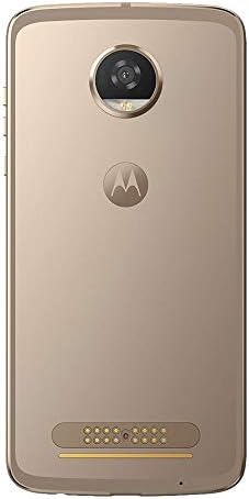 Motorola Moto Z2 Play (XT1710-09) 64GB Gold, 4GB RAM, Dual SIM, GSM Unlocked International Version, No Warranty (Renewed) 6