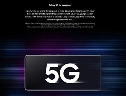 Samsung Galaxy A71 5G (128GB, 6GB) 6.7" AMOLED+, Snapdragon 765G, 4500mAh Battery, Global 5G Volte GSM AT&T Unlocked (T-Mobile, Metro, Straight Talk) A716U (Prism Cube Black)(Renewed) 6