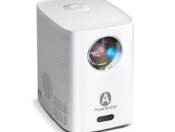 AUN A001 Pro Portable Projector Android 9.0 WiFi HD Video Screen Mirroring Home Theater Mini LED Projector (Android Version) - EU Plug