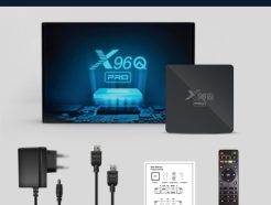 X96Q PRO Android 10.0 Smart TV Box UHD 4K Media Player Allwinner H313 Quad-core H.265 2.4G&5G WiFi 100M LAN Remote Control