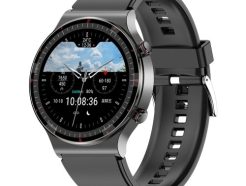 G08 1.28-inch Screen Smartwatch ECG/HRV/Blood Pressure/Oxygen/Temperature Monitoring Smart Watch - TPU Strap