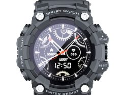 LOKMAT ATTACK Bluetooth Smartwatch 128 inch TFT Touch Screen Black