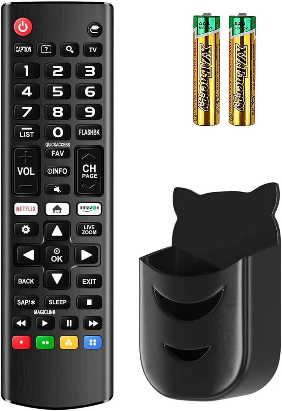 Rimous-Remote-Compatible-with-LG-TV-Remote-Control-All-Models.jpg Rimous Remote Compatible with LG TV Remote Control (All Models) for All Smart TV LCD LED 3D AKB75375604 AKB75095307 AKB75675304 Remote Control for LG Remote Replacement Wr Holder & Battery 1