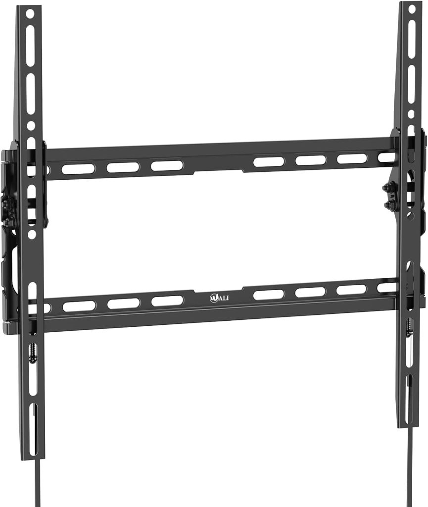 WALI Tilt TV Wall Mount Bracket for Most 32-70 inches LED, LCD, OLED Flat Screen TVs up to 99lbs with Mounting Holes 100x100mm to 400x400mm (TTM-1), Black 3