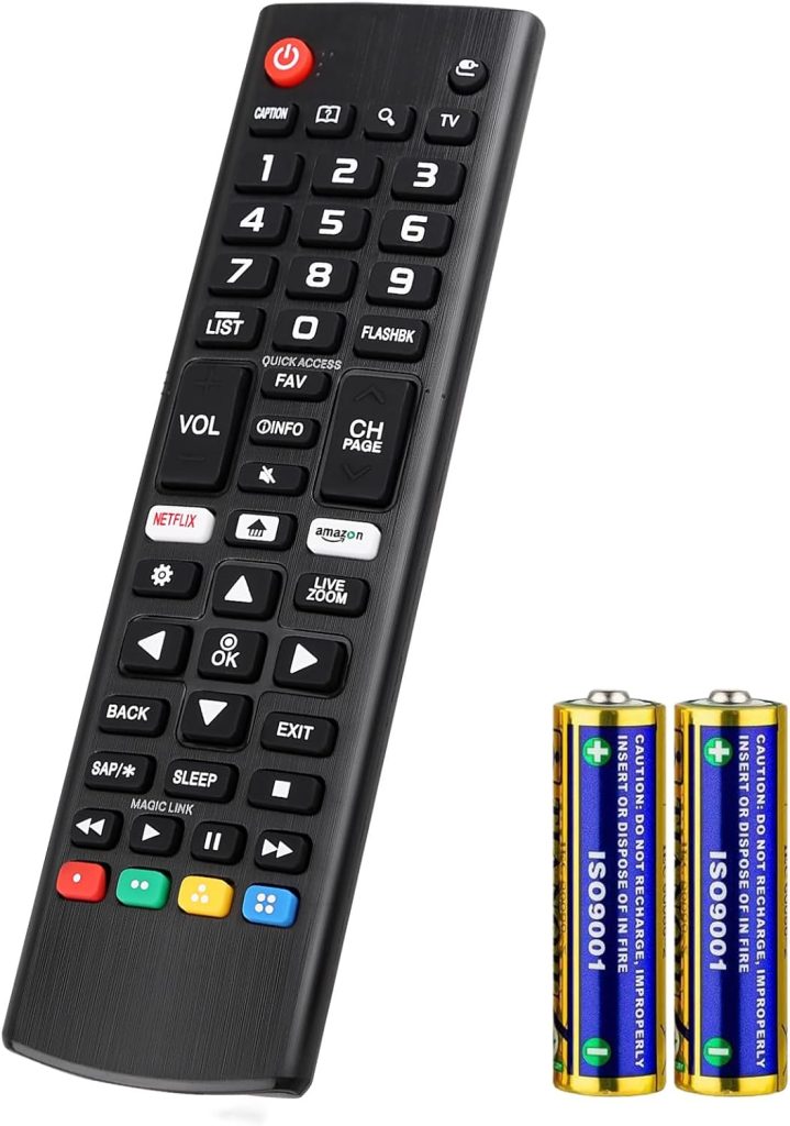 for LG Smart TV Remote Control Replacement,Universal for All LG OLED 3D Thinq TVs for AKB75095307 AKB75375604 AKB74915305 AK75675304 AKB76040302 AKB76037601 AKB75675313 with Battery 1