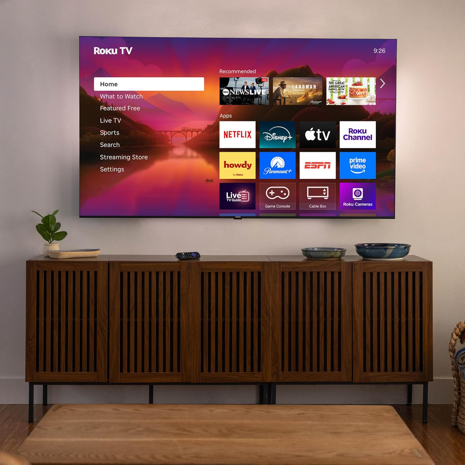 roku smart tv – 55 inch plus series, mini led tv – rokutv with enhanced voice remote – flat screen 4k qled television with dolby vision & wi fi for streaming live local news, sports